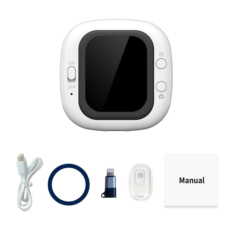 Phone Vlog Selfie Monitor Screen Phone Holder Clip Mount Rear Camera Selfies Vlogging Live Selfie Screen Compatible FOR iPhone