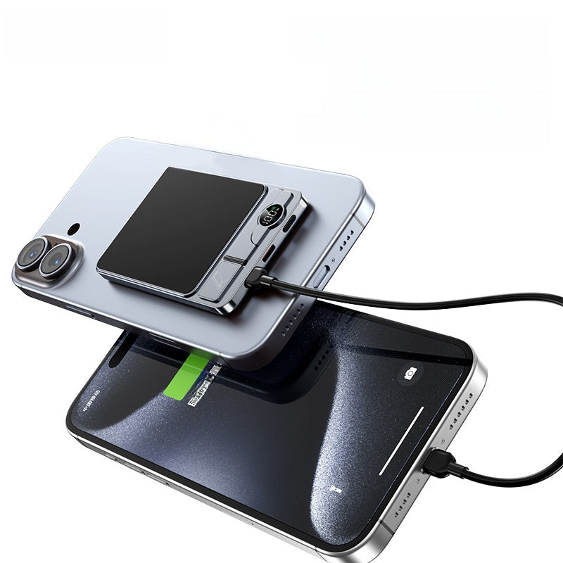 Wireless Magnetic Power Bank with Stand