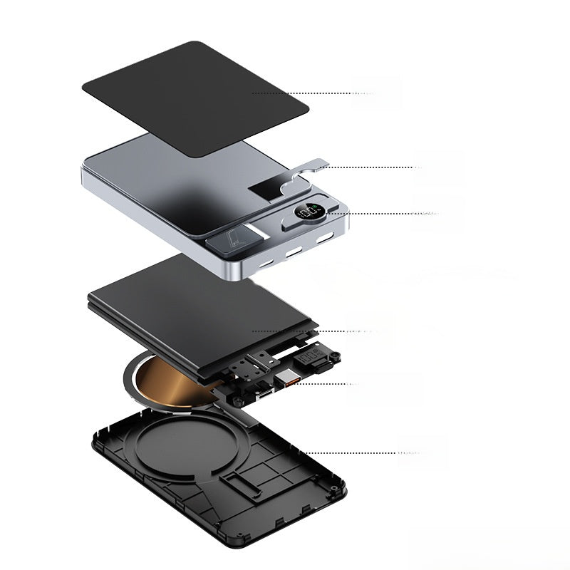 Wireless Magnetic Power Bank with Stand