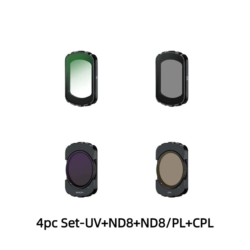 DJI OSMO POKET3 UV Magnetic Filter Kit UV CPL ND8/16/32/64 NDPL Black Soft Filter Set Camera Lens Drone Accessories