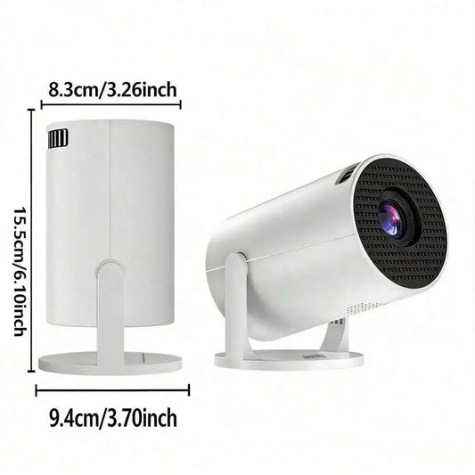 Projector - Supports 4K resolution, brightness 5000 lumens, 240 °   Full-angle projection, automatic keystone correction and autofocus, WiFi 6 and Bluetooth 5.3 wireless projection, ultra-quiet design ≤26 decibels