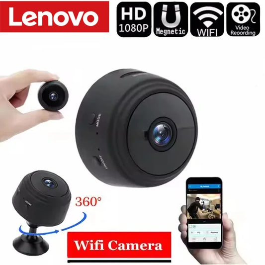 Lenovo A9 1080P Wifi Mini Camera Security Monitoring Wireless Remote Night Vision Video Surveillance Smart DV Cam HD Camera