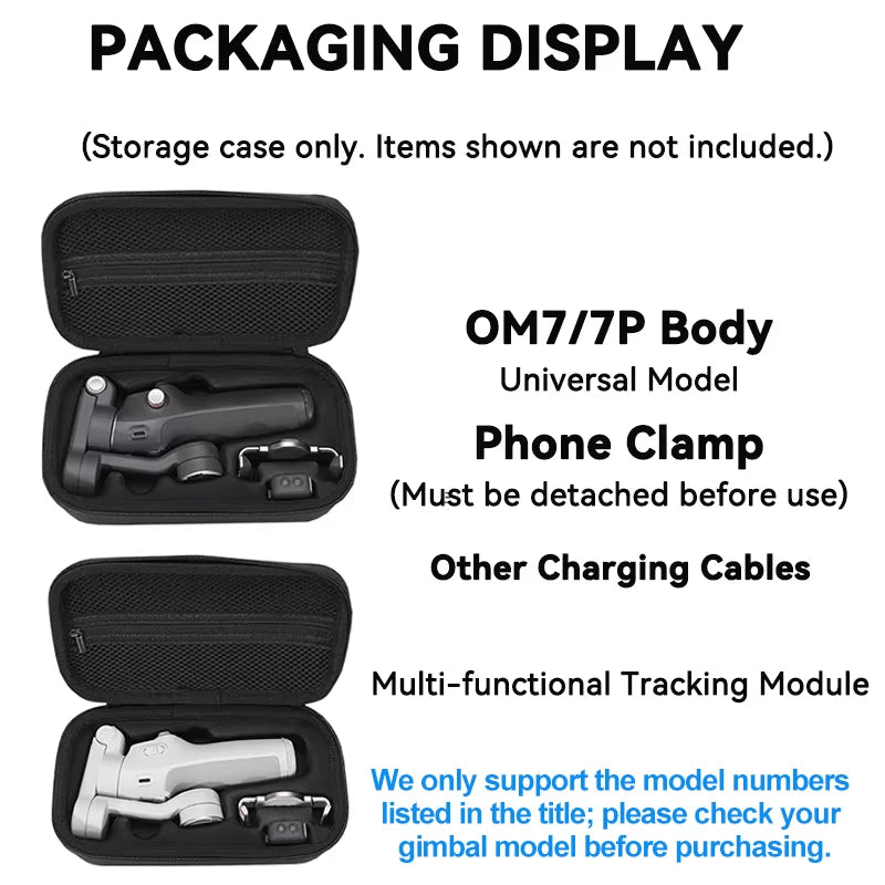 Box For DJI Osmo Mobile 8 Handheld Gimbal Portable Storage Bag Travel Hardbag For DJI Osmo Mobile 8 7 7P Carrying Case