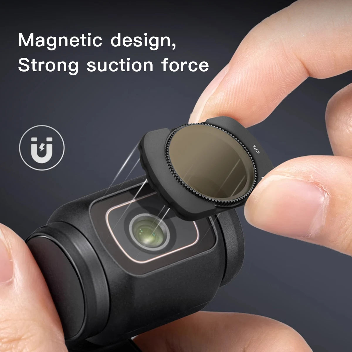 DJI OSMO POKET3 UV Magnetic Filter Kit UV CPL ND8/16/32/64 NDPL Black Soft Filter Set Camera Lens Drone Accessories