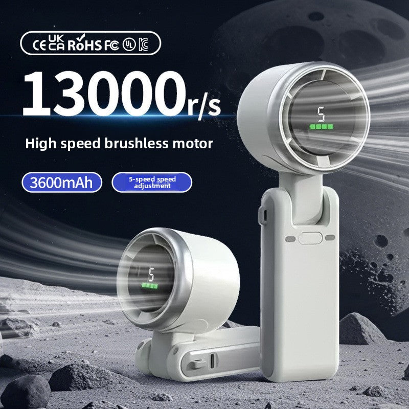 Portable Digital Display Folding Desk Fan