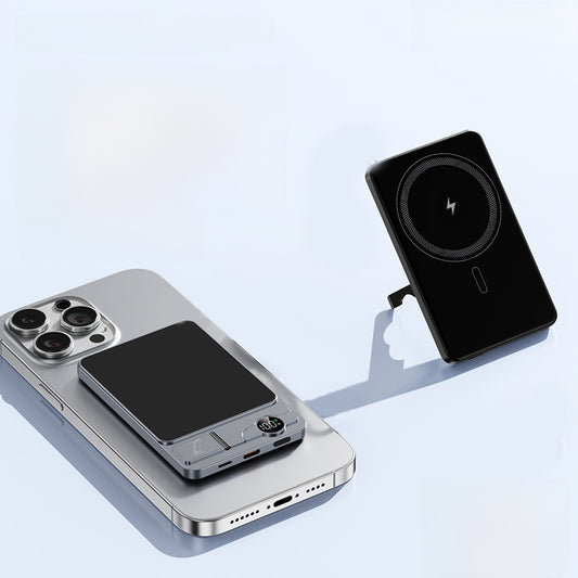 Wireless Magnetic Power Bank with Stand